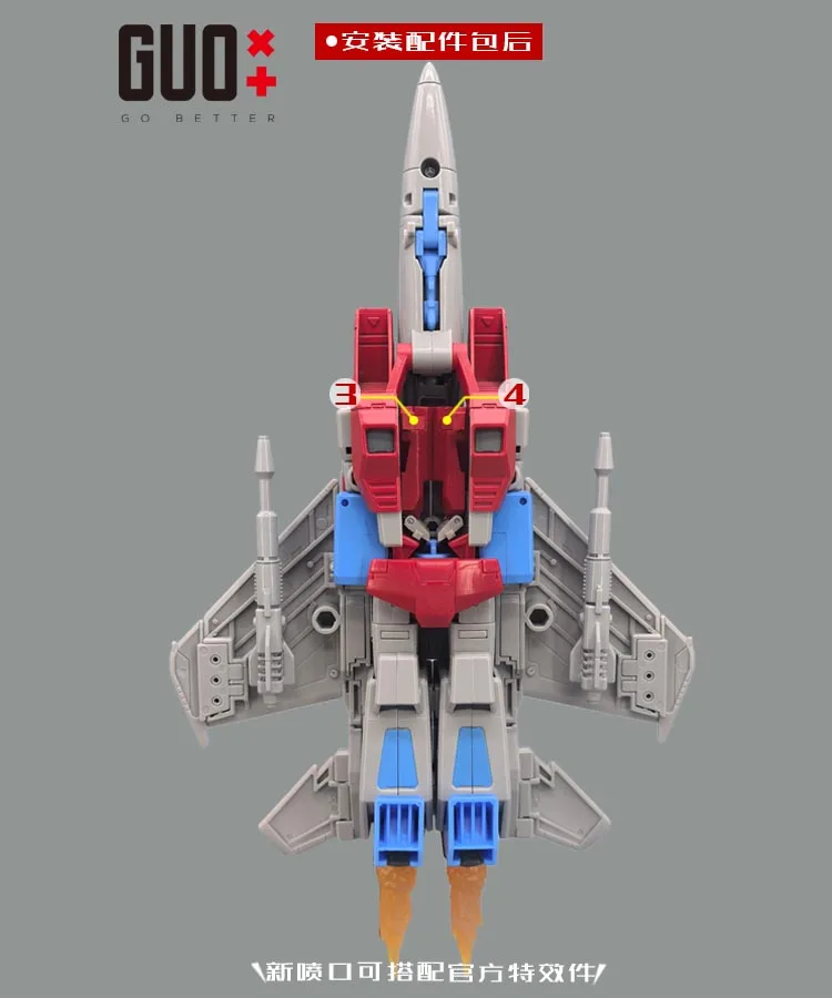 GO BETTER Filler Parts Transformation SS86 Starscream Action Figures Upgrade Kit Accessories view 6