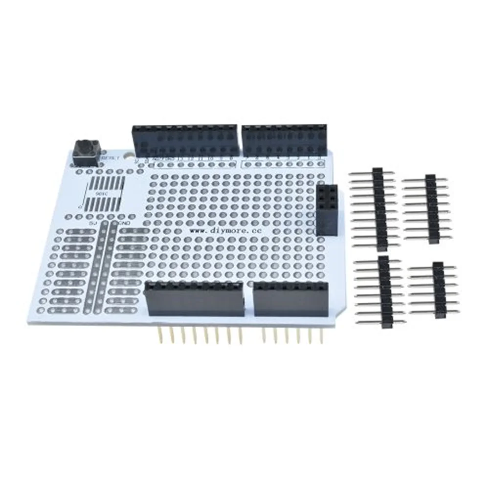 Prototype PCB Development Bread Board Expansion Shield Board Breadboard Protoshield Module For Arduino R3 One Diy Kit 2.54mm