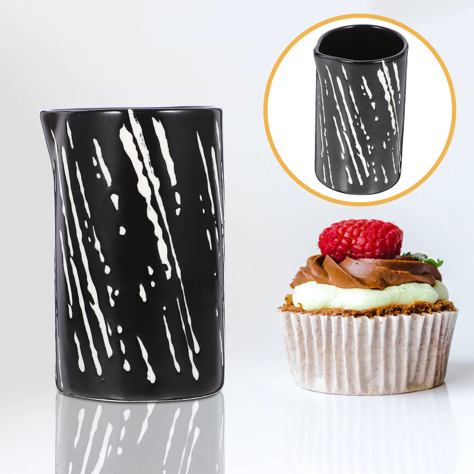 

Ceramic Milk Jug Stable Craftsmanship Coffee Pitcher Multi-Purpose Milk Pouring Tool Creamer