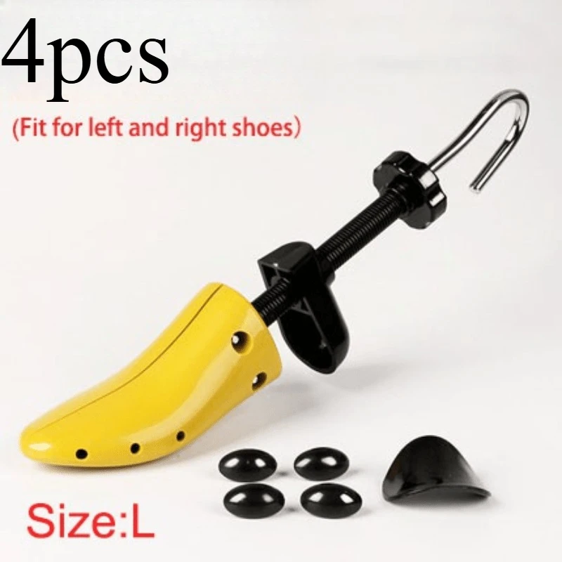 4pcs Premium Adjustable Shoes Tree Stretcher Expander Shoe Trees Plastic For Flats Pumps Boots