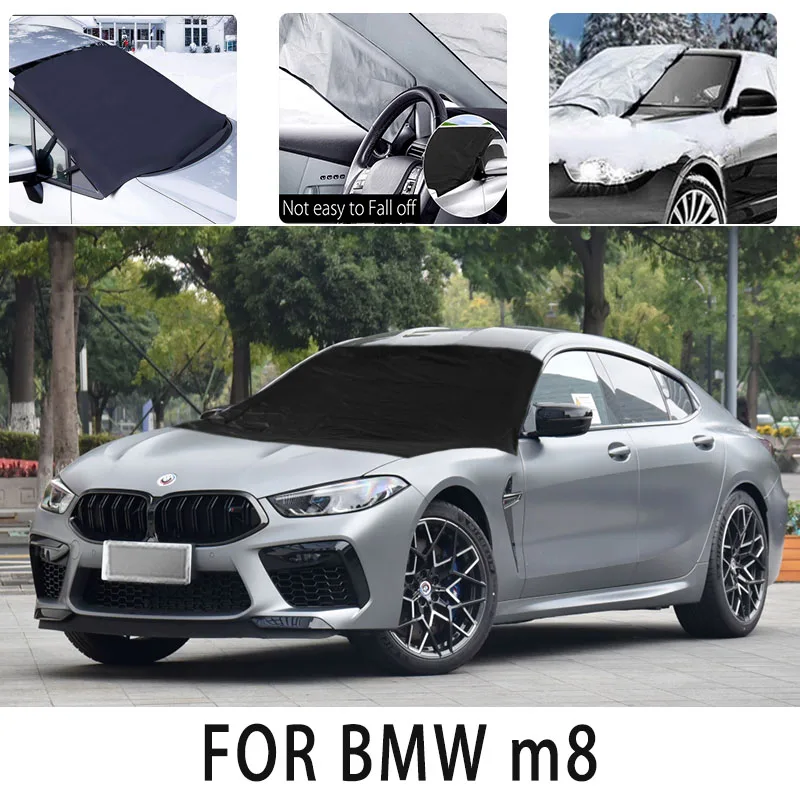 

Carsnow cover front cover for BMW m8 snowprotection heat insulation shade Sunscreen wind Frost prevention car accessories