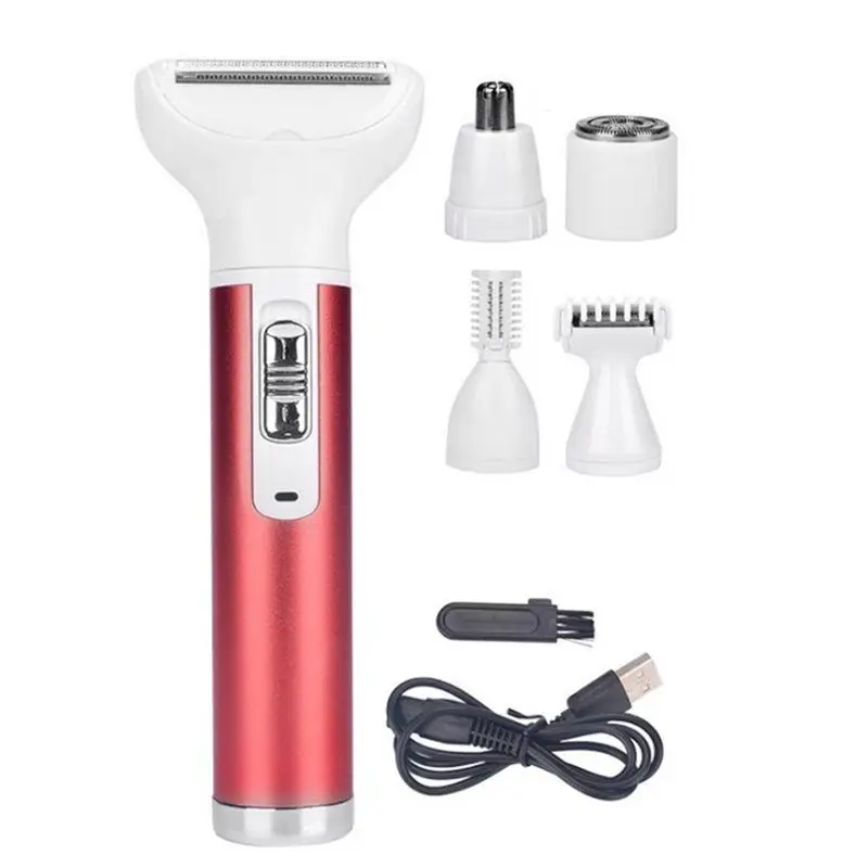 【SELLING FAST! 】Five-In-One Multi-Purpose Hair Removal Device Female Shaver Electric Shaver For Pubic Hair Trimmer Trimming