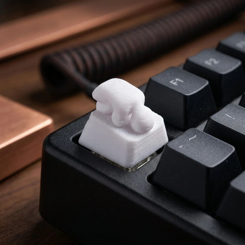 3D Printed Prostrating Man Key - đánh giá và giá 3D Printing Keycaps