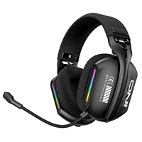 ONIKUMA Wireless Gaming Headset: 2.4G/Wired/Bluetooth 3 Modes, Bendable HD Mic, Soft Ear Pads, Immersive Sound for PC/PS4/5