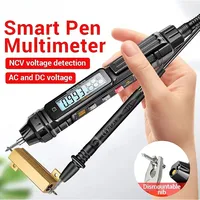 ANENG A3005 Digital Multimeter Pen Type Electrical Voltmeter Ammeter 4000 Counts Non-Contact AC/DC Current Voltage Tester Meter