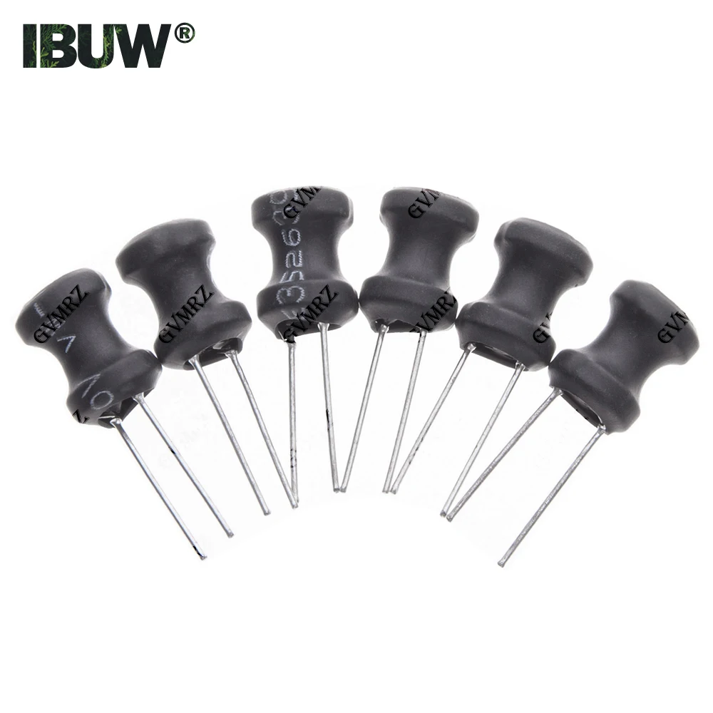 10PCS DIP Power Inductor  2.2UH 4.7UH 10uH 22uH 100uH 150uh 2Pin 8X10MM 220uH 330uH 470uH 1MH 2.2MH 4.7MH 10MH Inductance 8*10mm