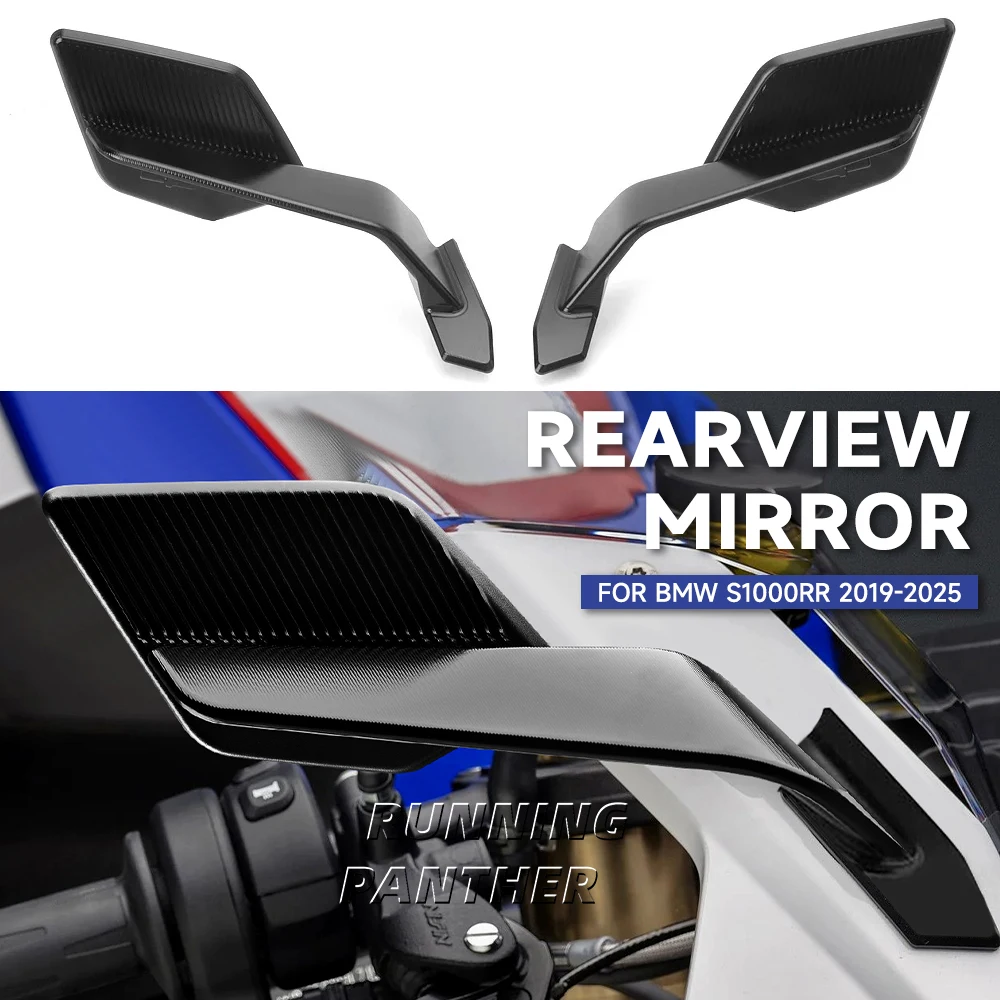 

Новое мотоциклетное зеркало Stealth Max для BMW S1000RR S1000 RR 2024 2019-2025, зеркало заднего вида, регулируемое спортивное крыло, аксессуары