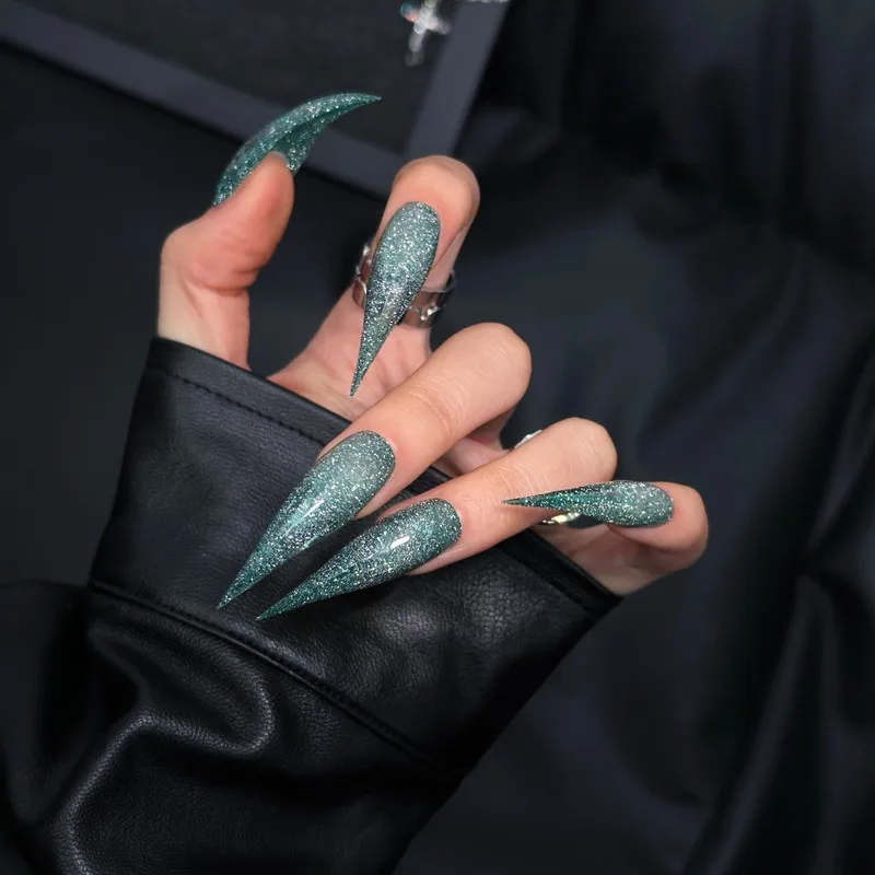 European and American foreign trade cross-border handmade dragon claw wearable nails, popular finished nail art