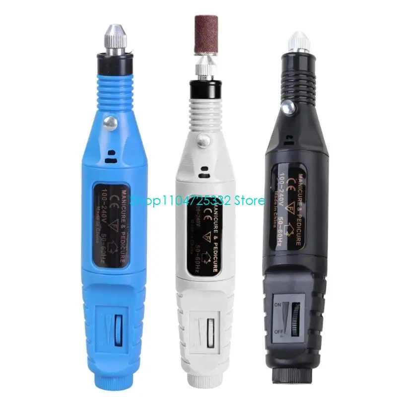 P5EA 3D Printing Model Diy Model Material Mini Electric Sander Model Cleaning Drill Tool Set with 6 Sanding Heads