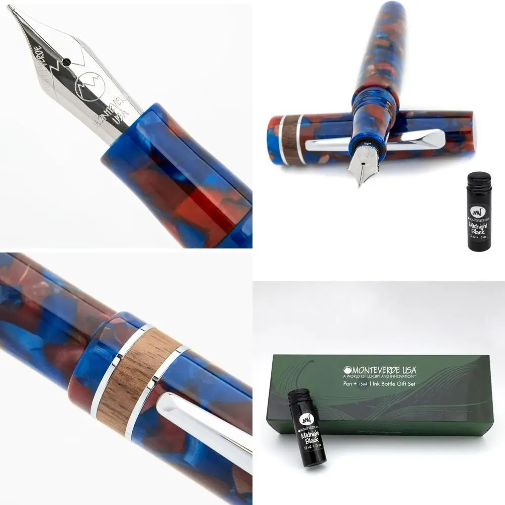 

Роскошная перьевая ручка «Дерево дракона» синего/коричневого цвета с чернилами 15 мл, идеальный негабаритный подарок для коллекционеров и профессионалов