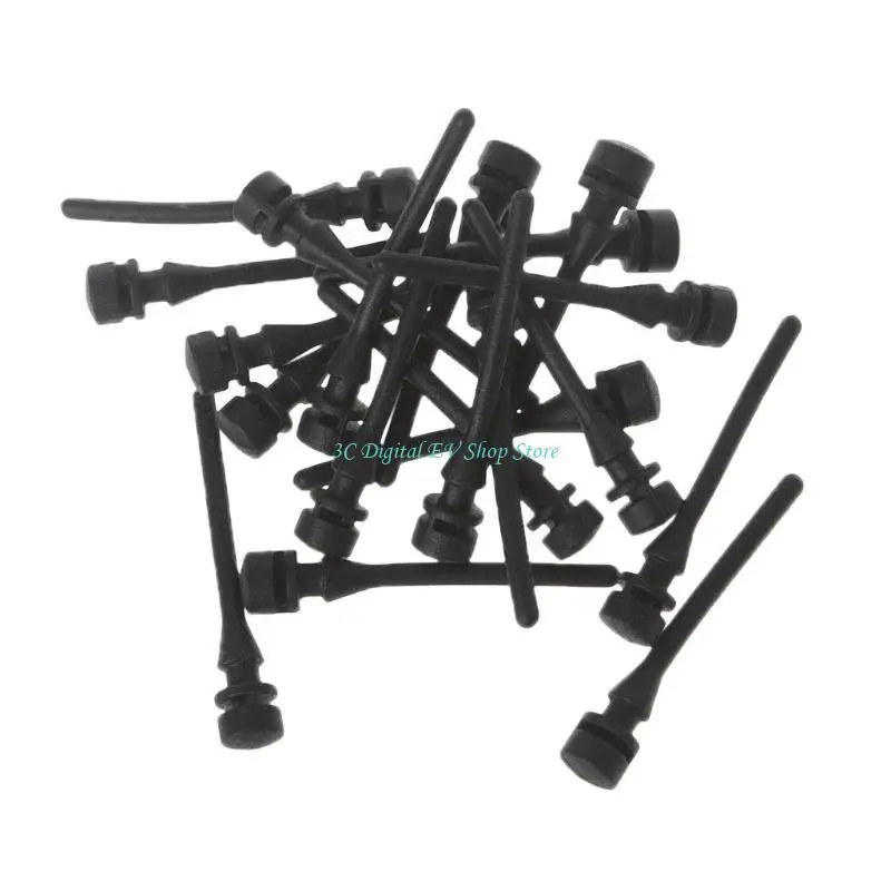 

E74D Fan Screw CPU Fans Mouting Pin Soft Silicone Anti Noise Reducing Vibration Screw