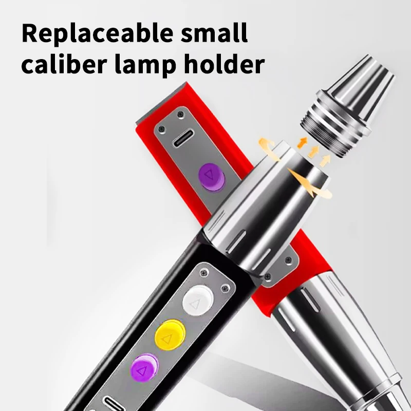 Jade flashlight super bright light handheld portable multi-functional jade identification special flashlight