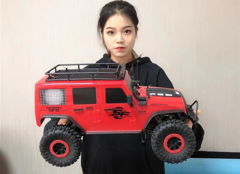 Large Remote Control Monster Truc High-Speed Off-Road 4x4 Rc Car Weili Wrangler 1:10 Super 4wd Professional Climbing Car Toy Car