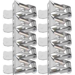 20 Pcs Light Mounting Spring Clips Recessed Lamp Accessories Securing Clamps for Ceiling Iron Retrofitting