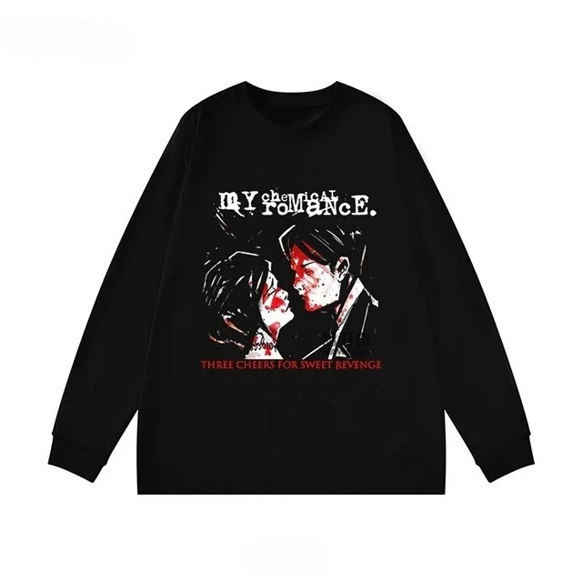 My Chemical Romance Sweatshirt Men's and Women's Long Sleeves Sweatshirts Hoodies Y2k Tops Sports Pullover Autumn Men Clothing