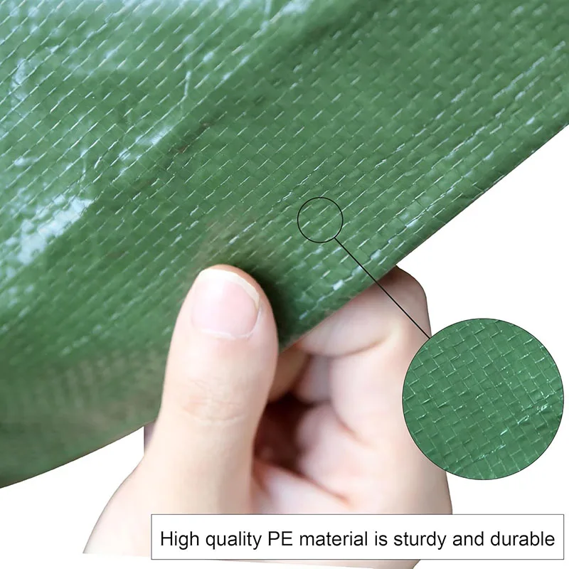 مقاوم للماء قماش القنب الأخضر الفضة القماش المشمع غطاء للمطر المظلة الأشعة فوق البنفسجية كتلة مظلة السيارة الشمس الظل التخييم الصيد 2 متر x 3 متر
