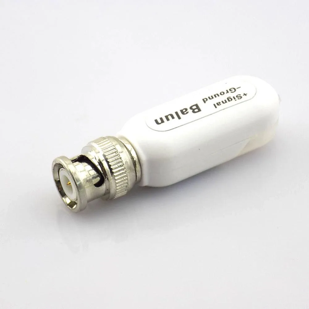 1 زوج الملتوية CCTV BNC فيديو Balun كابل الطاقة جهاز إرسال واستقبال الفيديو السلبي Cat5 مكافحة الرعد UTP Balun ل موصل الكاميرا G3
