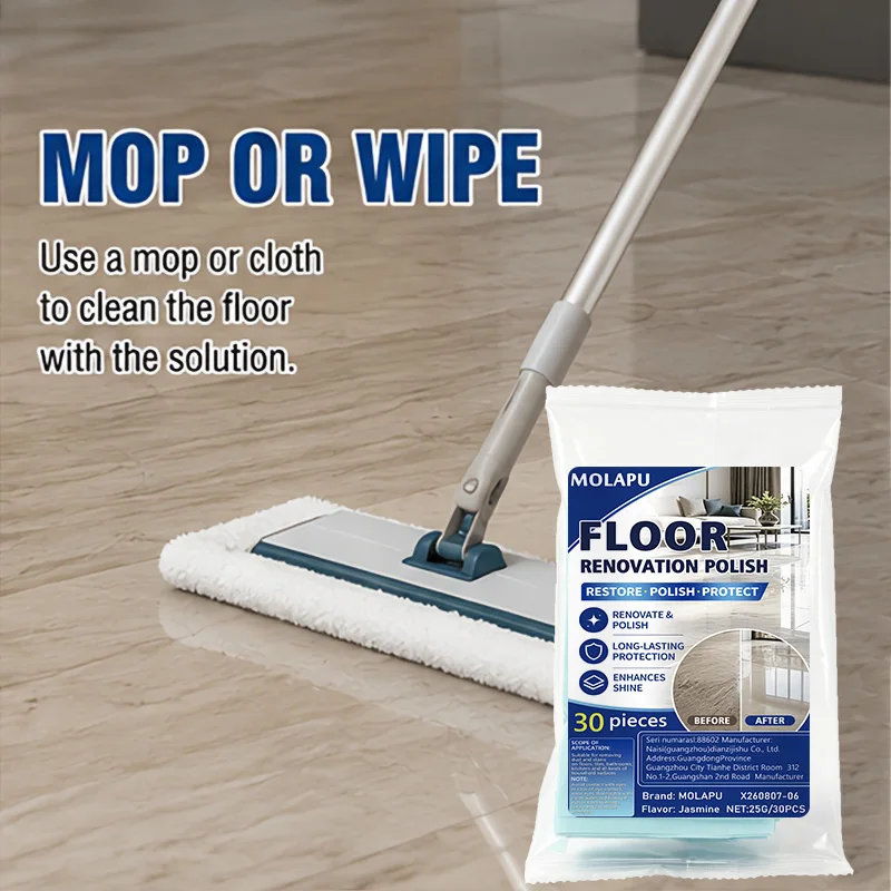 Multi-Purpose Floor Cleaning Tablets, Quick-Dissolving Formula, Effectively Remove Stains, Scale, and Odors, Quickly Dry Without Leaving Water Marks, and Enhance the Shine and Nourish the Floor