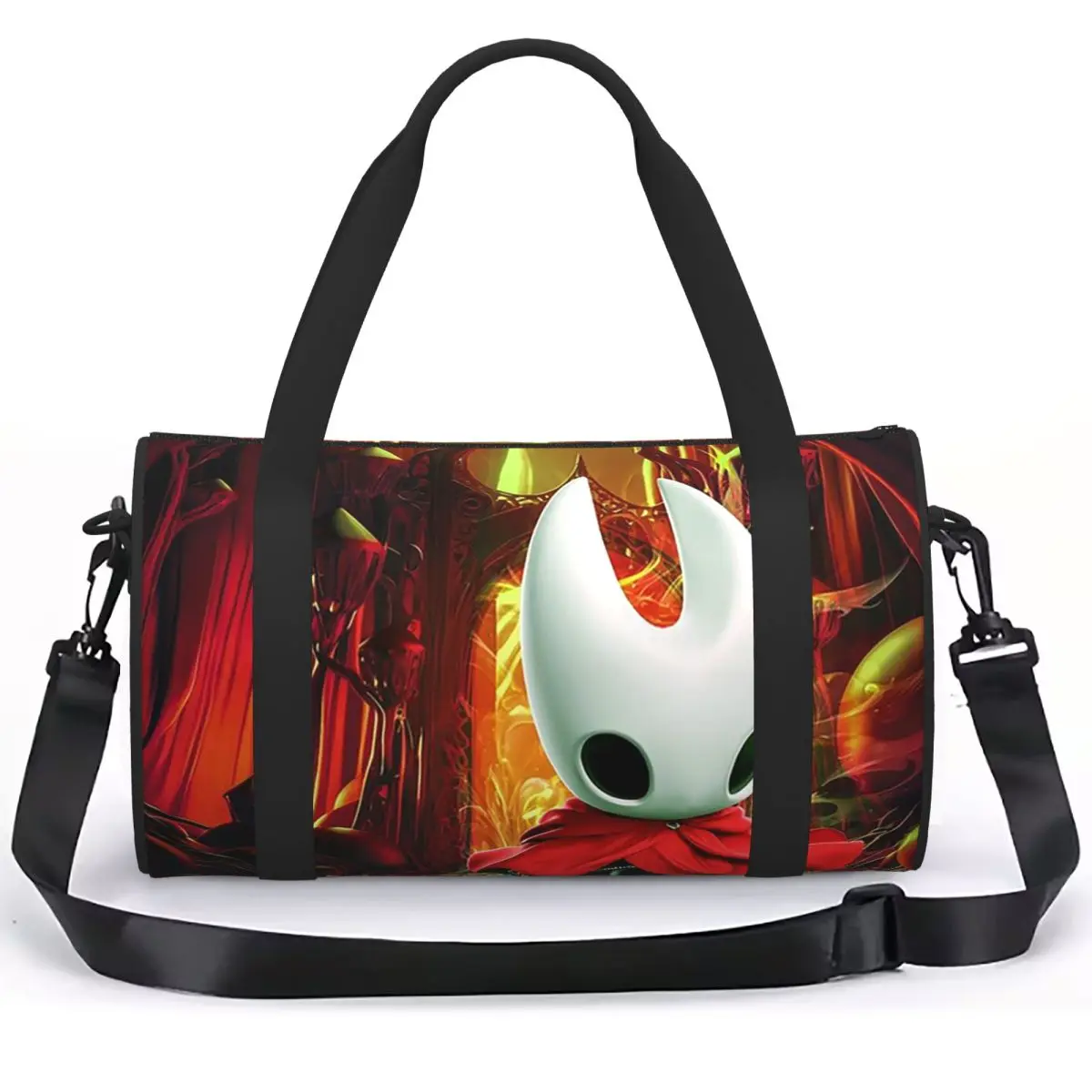 Hollow Knight Silksong Luggage Bag Large Capacity Duffle Tote Bag Handbags Gym Bags Fitness Bag for Boys Girls