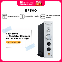 HIFIMAN EF500 DAC/Amplifier/Headphone Stand with Streaming Media and Hymalaya LE R2R DAC