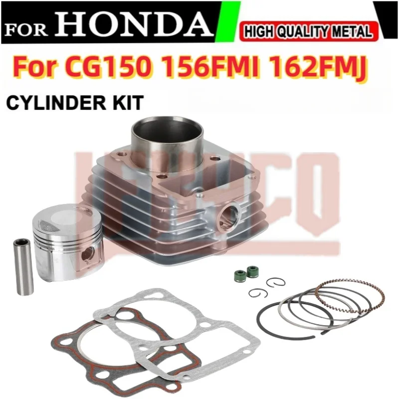 Zestaw cylindrów części silnika 62 mm do motocykli Honda ZongShen CG125 CG150 GY150 156FMI 162FMJ ATV Motoblock