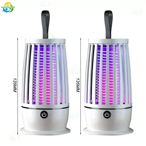 Lampe anti-moustiques à décharge électrique, répulsif ultraviolet ultra-silencieux, attrape-insectes d\'extérieur, piège à mouches UV pour chambre,