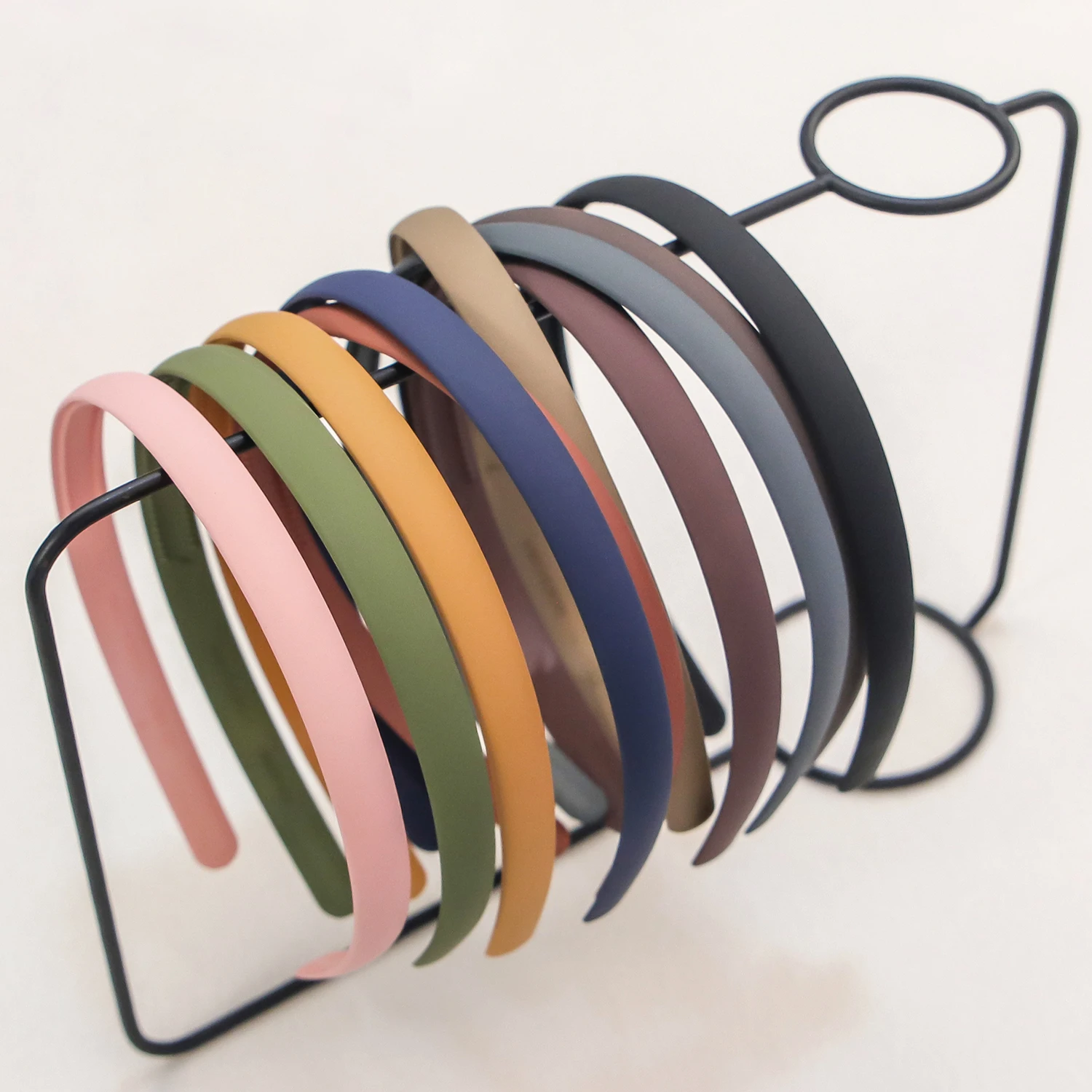 

10/20pcs Solid Color Frosted Hairband For Girls Leisure Daily Korean Version Hair Hoops For Children Women Hair Accessories