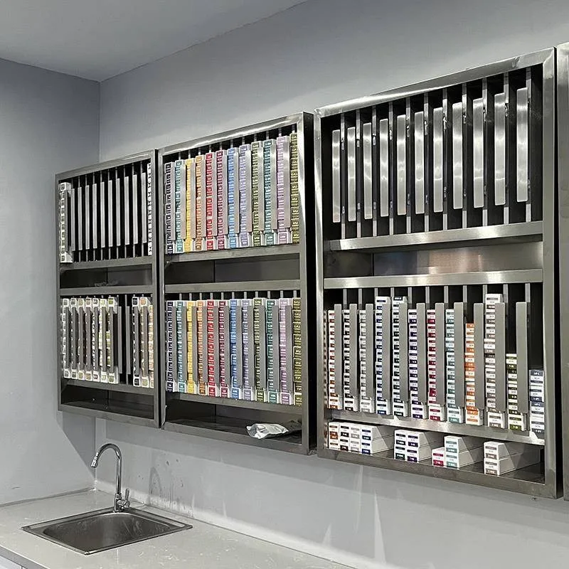 Barber shop dye cream display rack, hair dye cream display rack, hair cutting storage rack