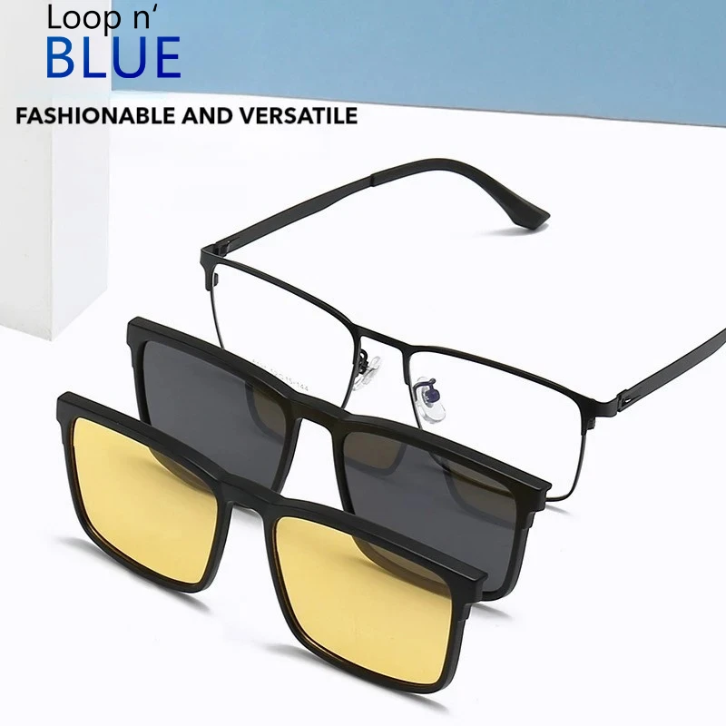Men Magnets Clip-on Eyeglass Glasses in Trend Lunettes De Lecture Myopia Lenses to Read Eyeglasses Women's Eyepieces