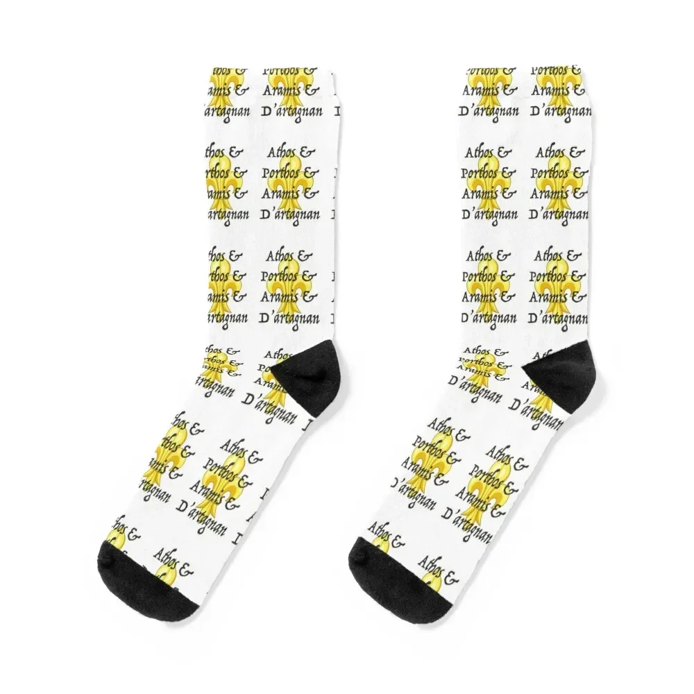 The Three Musketeers Socks Toe sports Crossfit funny sock kawaii Socks Female Men's