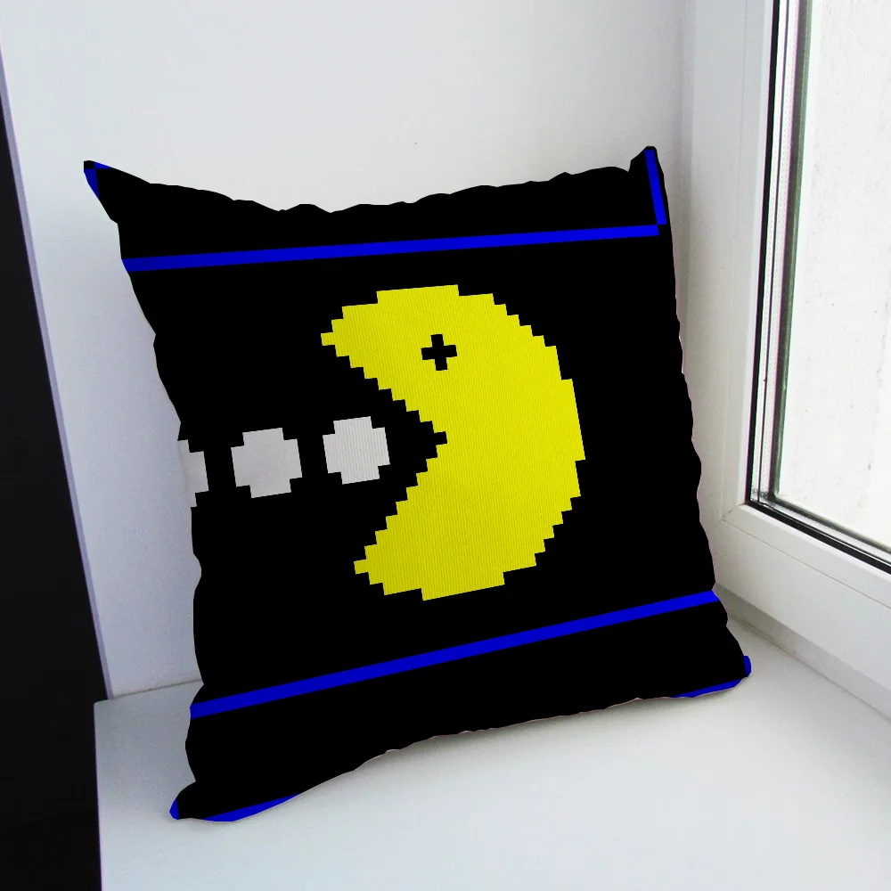 Cushion Cover 50x50 P-Pac-Man Decorative Pillowcases Bed Cushions for Decorative Sofa Home Decoration Accessories Pillow Cases