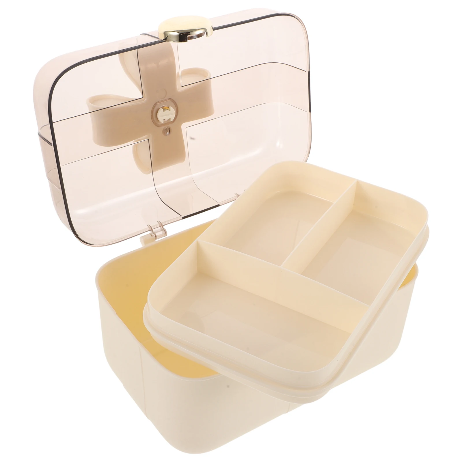 

Hair Accessories ganizer Box Large Capacity Portable Storage Case for Kids Lid Compartment Plastic Jewelry Display Tool