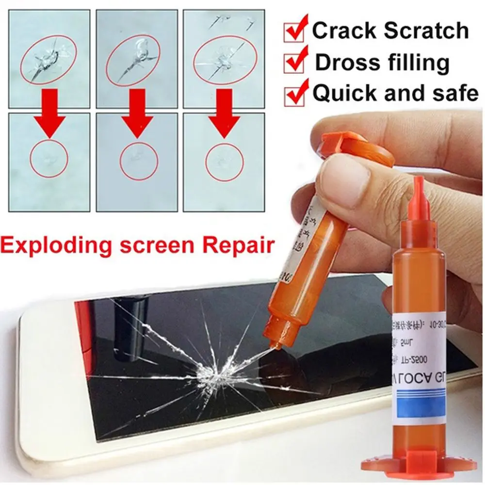 

5ml/10ml DIY LCD Optical Clear Adhesive Touch Screen Repair UV Glue Phone Repair Tool