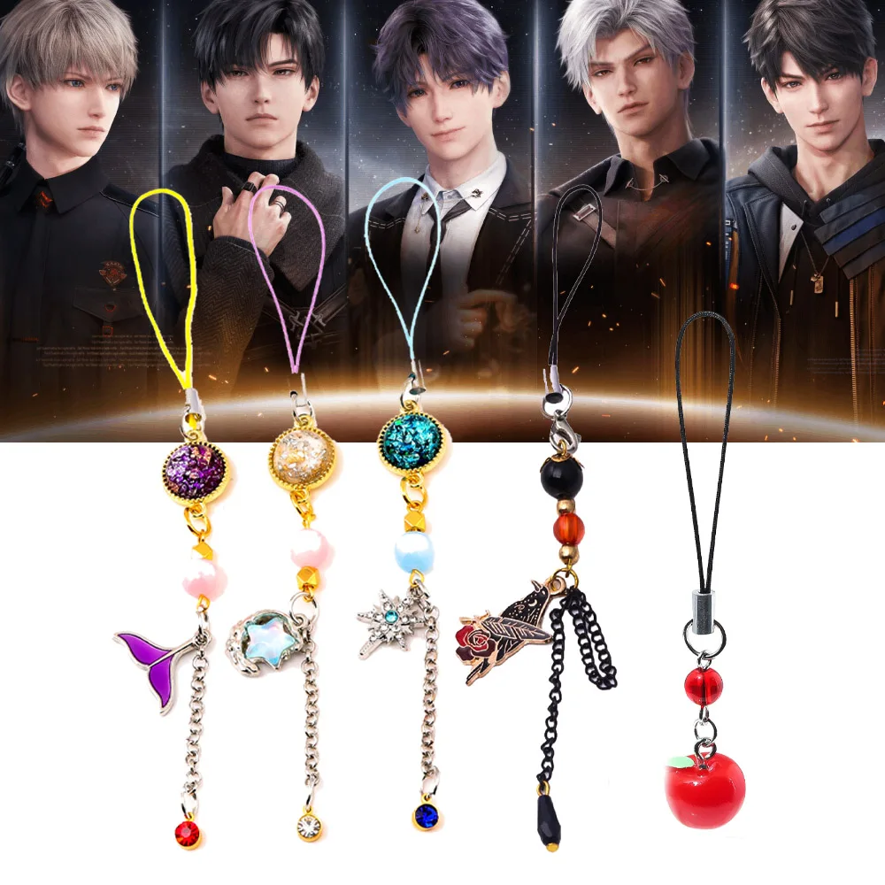 

Подвеска для телефона «Любовь и глубокое пространство», кавайные аксессуары, романтическая снежинка, русалка, сумка со звездой, подвеска, брелок, подарки на день Святого Валентина