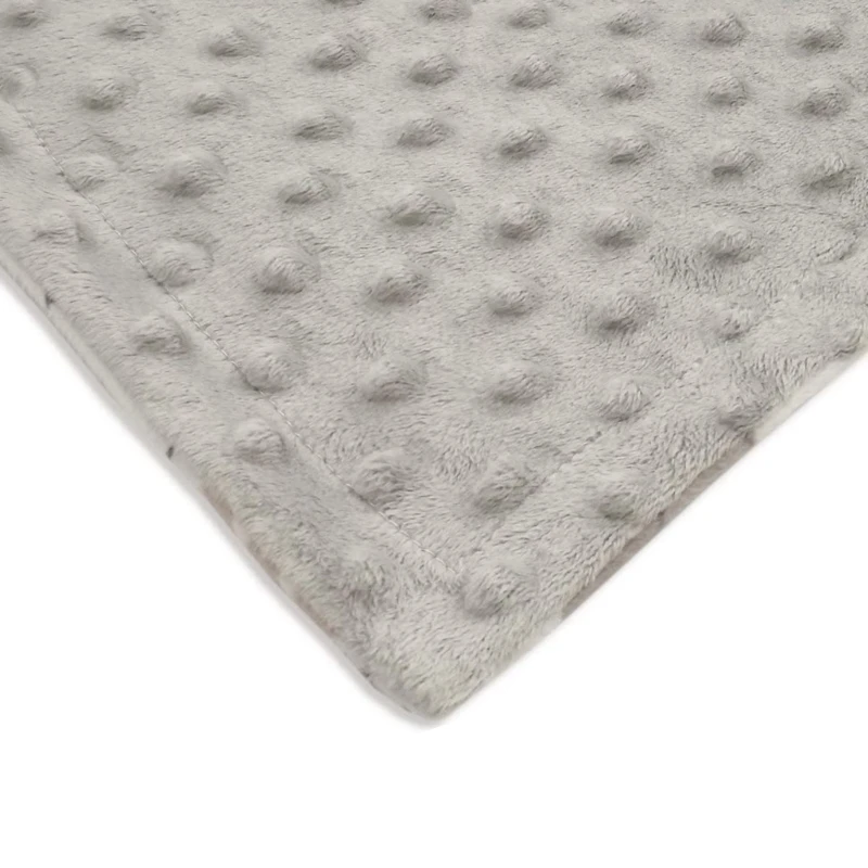 Dotted Backing Crib Receiving Blanket Infant Warm Throw Shower Gift for Toddlers