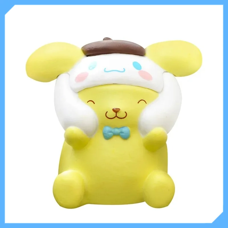 Vijf stijlen grote oor hond rollenspel pachat hond melodie pop scène decoratie beeldjes verzamelartikelen