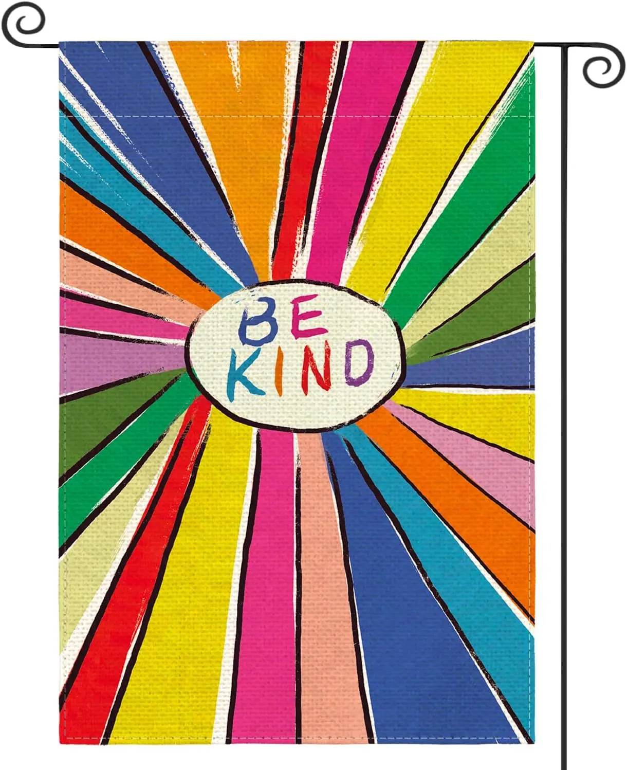 AVOIN colorlife Be Kind Rainbow Sunshine Pride Garden Flag Double Sided, LGBTQ Community Parade Gay Pride Lesbian Transgende WWP