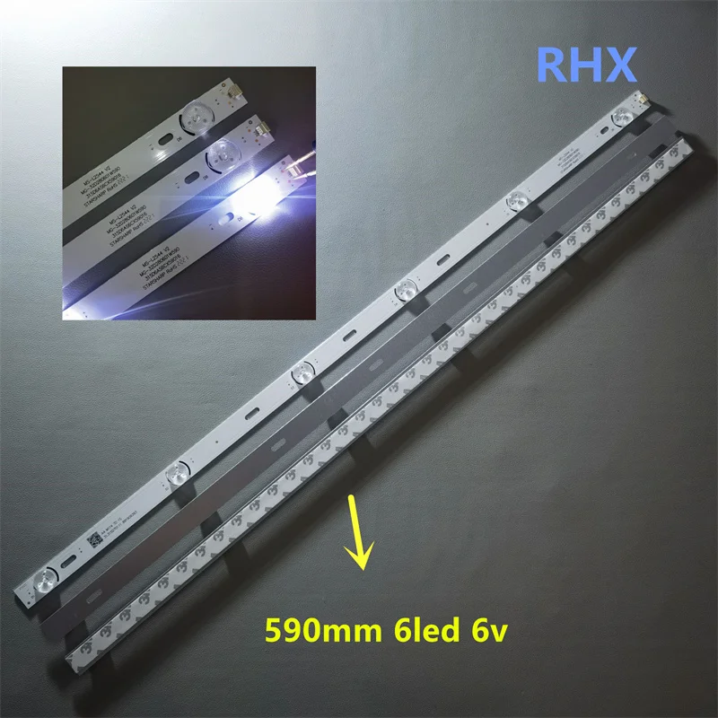 

Led backlight FOR 32inches GP-3288 LEDHDTV LCD TV light bar MG-32D280601W59018M36A 2C3B 6LED 6V 590MM 100%NEW