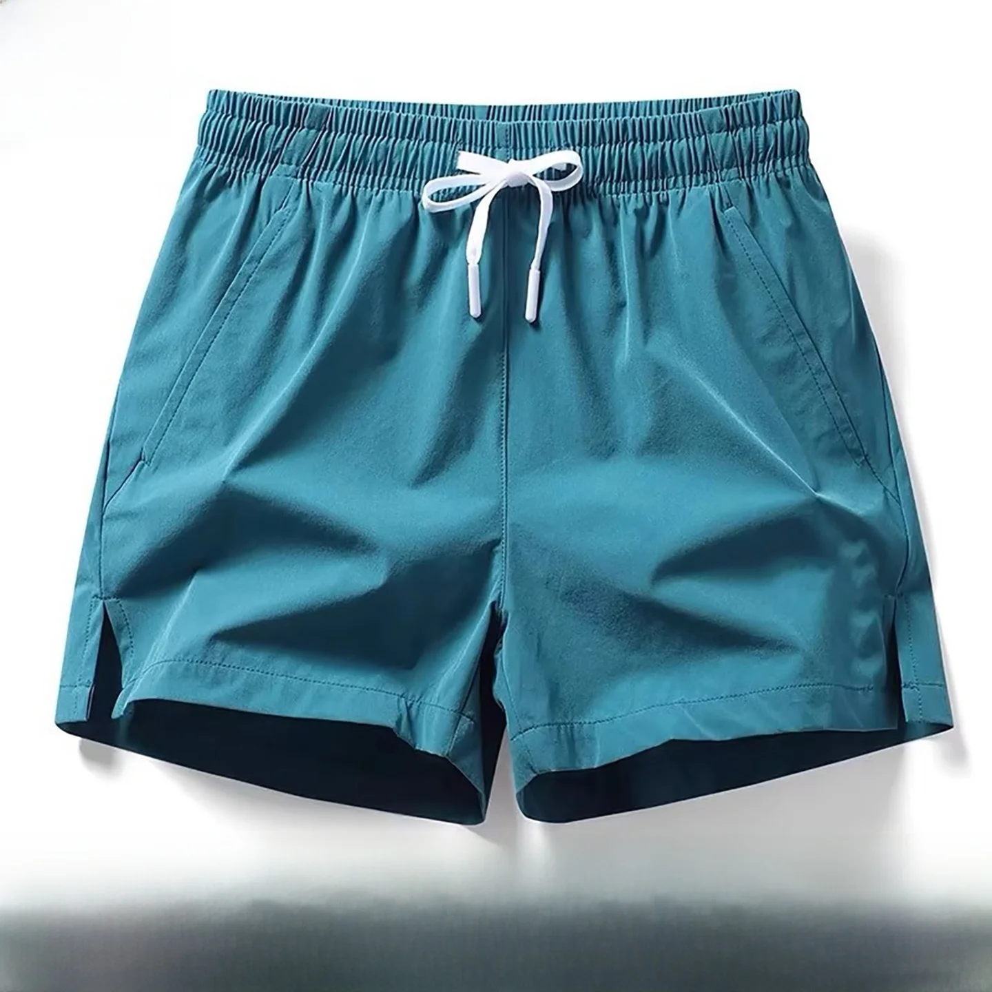 

Miaomar Preferred Ice Silk Men's orts Breathable Qui Dry Casual Pure Color Versatile Spring Summer Lightweight Polyester