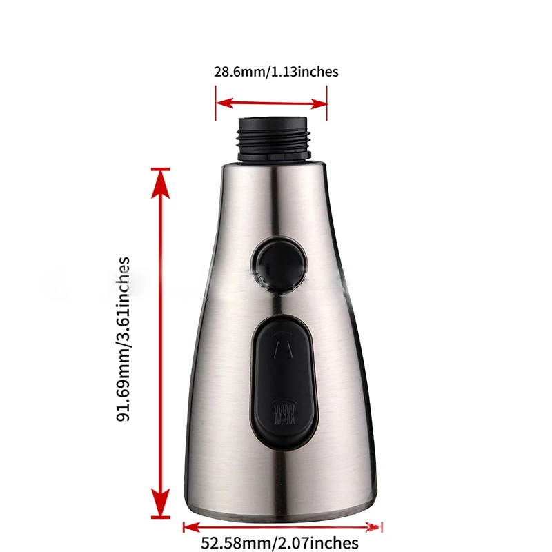 Kitchen Sink Splash Proof Faucet Extension Vegetable Washing Basin Tap Pull-Out Head Multifunctional Faucet Accessories