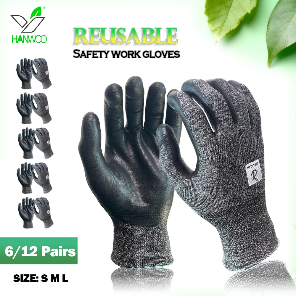 

6/12Pairs Reusable Silk Safety Gloves, Smart Touchscreen, Eco-friendly Material, Flexible, Breathable, And Abrasion-resistant