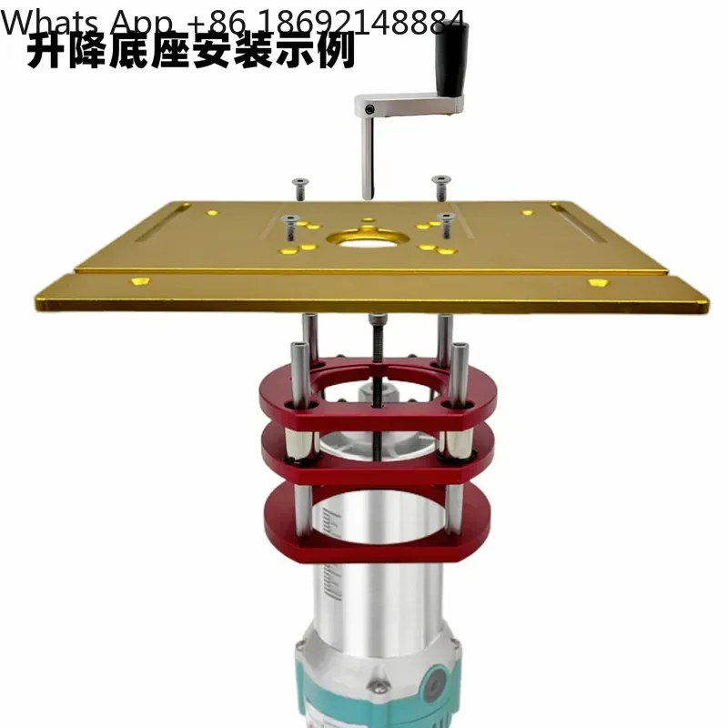 New Flip-Chip Lifting Base for Small Gong Machine Bakelite Milling Lifting Table with Slotted Tenon Trimmed and Chamfered