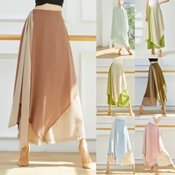 Women's Casual Pants Classical Dance Trousers Wide Legged  Long Pants Gymnastics Practice Exercises Dance Training Wide Leg