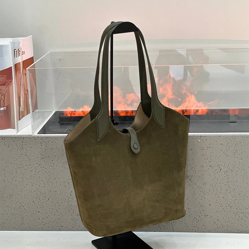 ميندي حمل حقيبة حقائب من جلد الغزال حقيبة يد نسائية كبيرة العلامة التجارية الأصلية حقيبة نسائية حقيبة كتف حقيبة يد السيدات جودة عالية 2025 مصمم #3