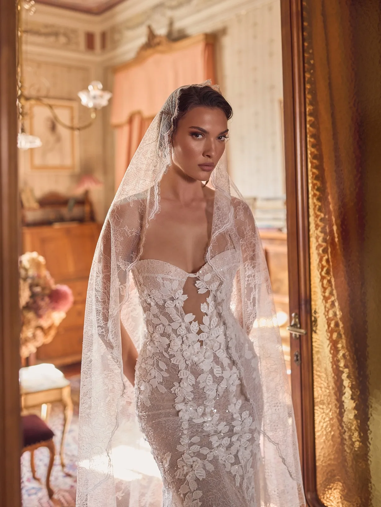 Vestido De Novia Corte Sirena Encaje Tallas Curvy Blanco Boda Civil Elegante Vestidos 2026 Alta Calidad Bespoke Wedding Dress