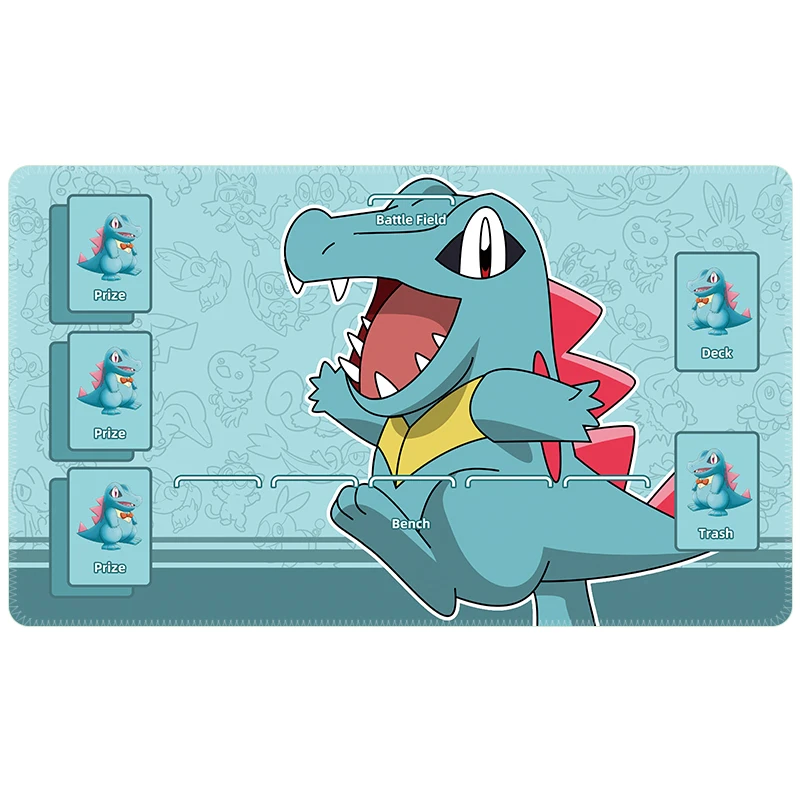 PTCG Flareon Deoxys Koraidon Miraidon Fuecoco أنيمي لعبة معركة بطاقة المطاط بطاقة الوسادة ماوس الوسادة لوحة المفاتيح 600*350*2 مللي متر #6