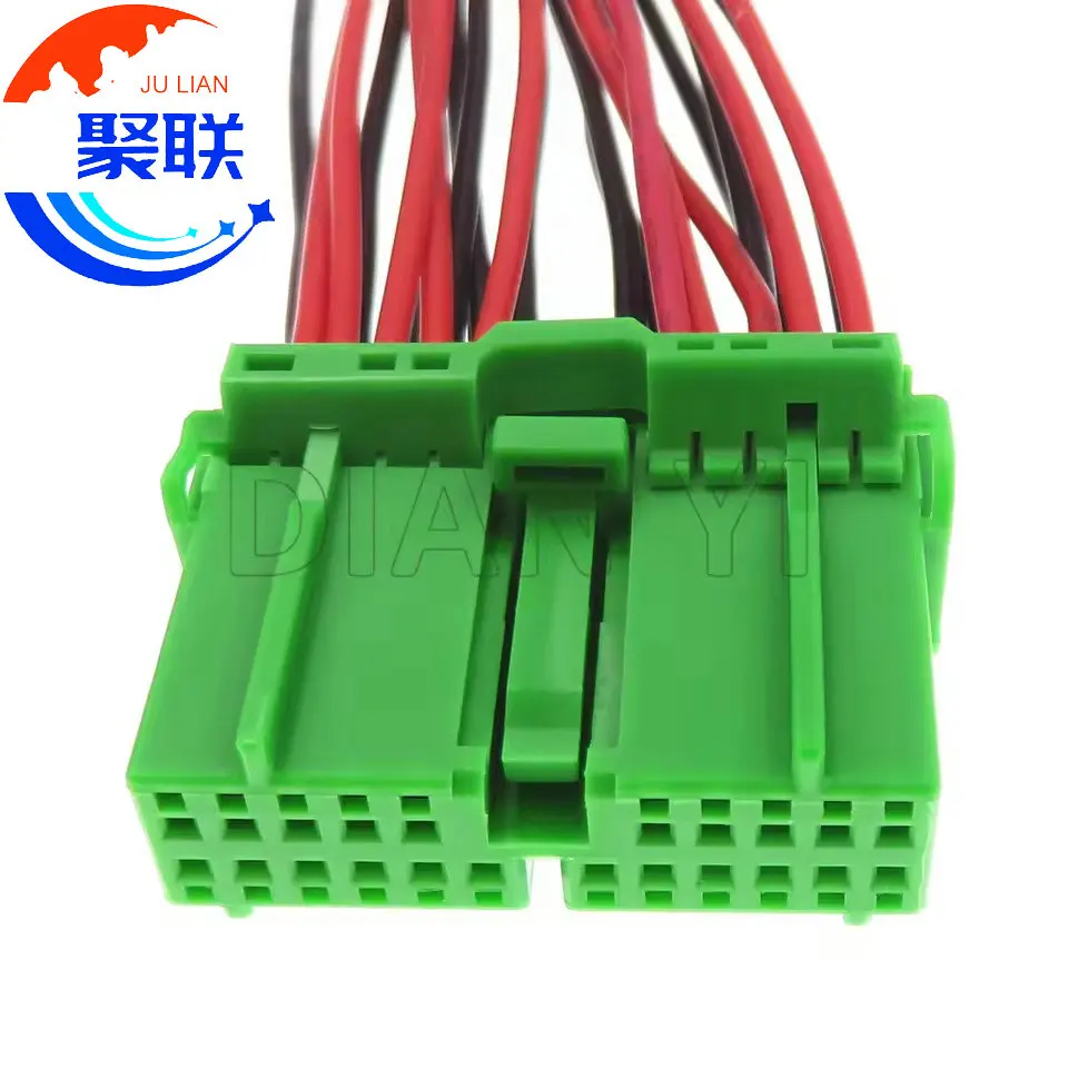 1Set 22Pin IL-AG5-22P-D3C1 IL-AG5-22S-D3C1 Auto Instrument Electric Wire Plug AC Assembly Auto Male Female Sockets For Honda