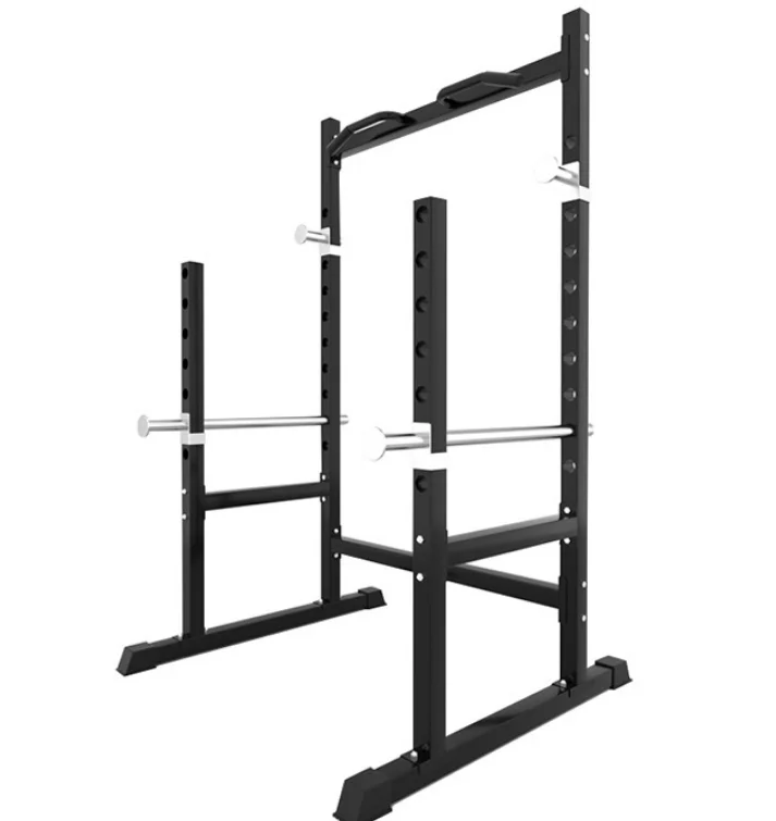 

2021 Hot Sale Wholesale High Quality Barbell Multi-function Power Rack Half Squat Rack Stand Adjustable Fitness Smith Machine