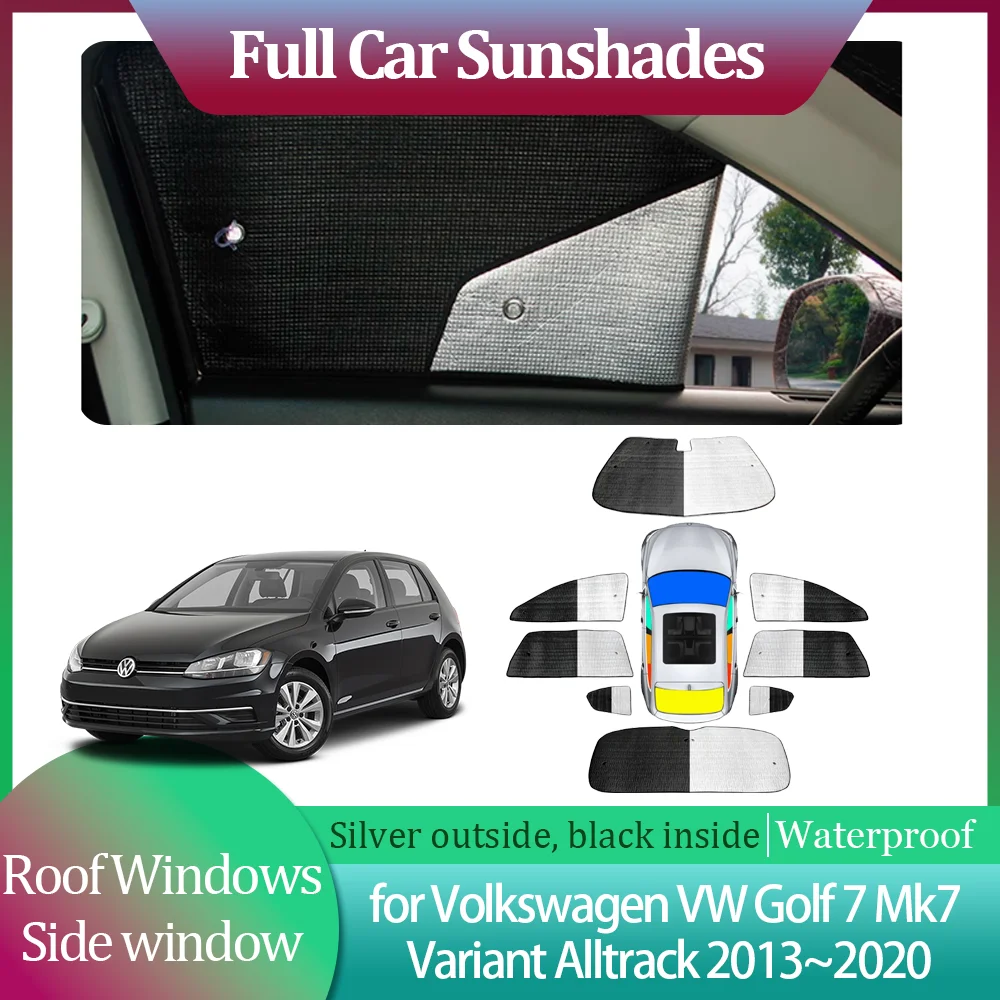 

Sunshades for Volkswagen VW Golf 7 Mk7 Variant Alltrack 2013~2020 Roof Windows Sun Visor Windshield Curtain Sunroof Accessories