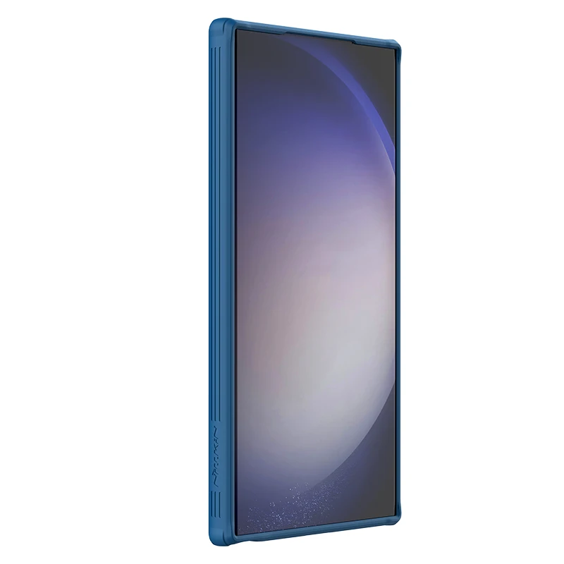Custodia magnetica Nillkin per Samsung Galaxy S24 Ultra, copriobiettivo ribaltabile con cavalletto, MagSafe, antigoccia, tinta unita, protezione TPU+PC